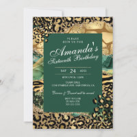 Leopard und Dschungel aus Tierdrucken