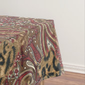 Leopard und Paisley-Muster-Druck Tischdecke (Beispiel)
