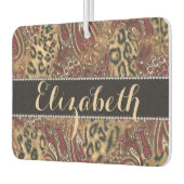 Leopard und Paisley Muster drucken, um sich zu per Autolufterfrischer (Links)