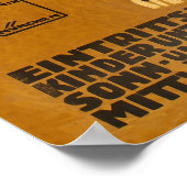 Leopard und Panther bei German Vintage Travel Poster (Ecke)