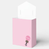 Leopard und Pink Baby Dusche Geschenkschachtel (Geöffnet)