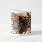 Leopard und Rose Tasse (Vorderseite)