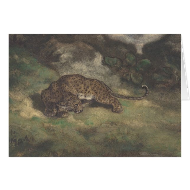 Leopard und Schlange (Vorderseite (Horizontal))