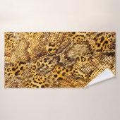 Leopard- und Schlangenmuster Badehandtuch (Badehandtuch)