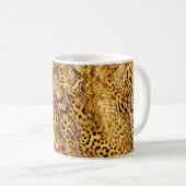 Leopard- und Schlangenmuster Kaffeetasse (VorderseiteRechts)