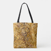 Leopard- und Schlangenmuster Tasche (Rückseite)