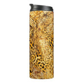Leopard- und Schlangenmuster Thermosbecher (Nach rechts gedreht)