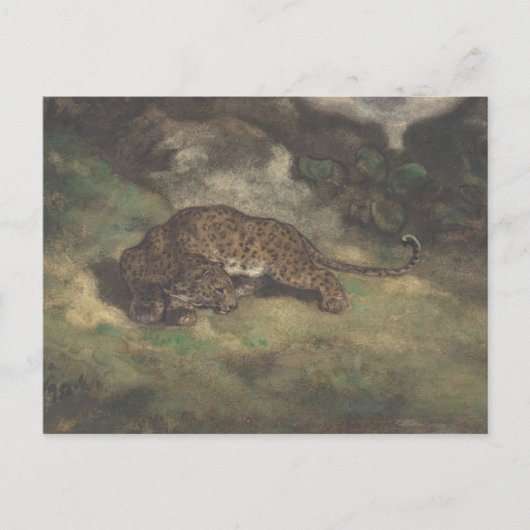Leopard und Serpent Postkarte (Vorderseite)