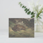 Leopard und Serpent Postkarte (Stehend Vorderseite)