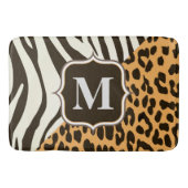Leopard und Zebra Badematte (Vorderseite)