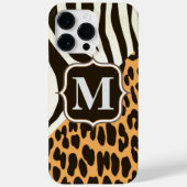 Leopard und Zebra Case-Mate iPhone Hülle (Rückseite)