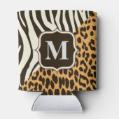 Leopard und Zebra Dosenkühler (Rückseite)