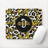 Leopard und Zebra Fur Print Personalisiert Mousepad (Mit Mouse)