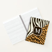Leopard und Zebra Notizblock (Innenseite)