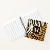 Leopard und Zebra Notizblock (Innenseite)
