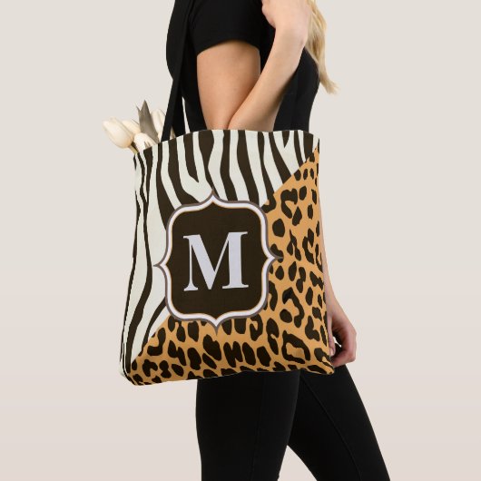 Leopard und Zebra Tasche (Von Nahem)