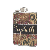 Leopard und zu personifizieren flachmann (Links)