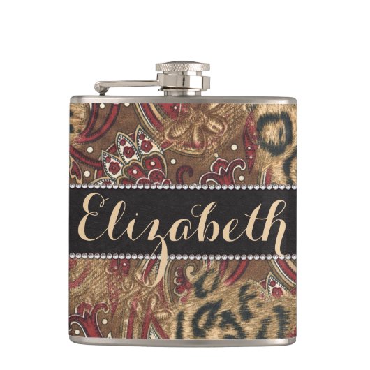 Leopard und zu personifizieren flachmann (Vorderseite)