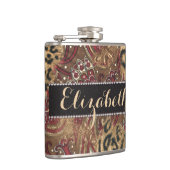 Leopard und zu personifizieren flachmann (Rechts)