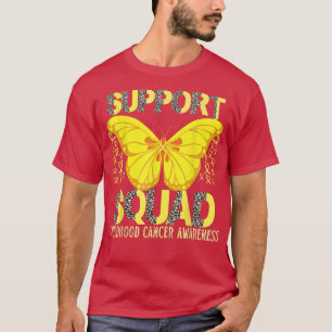 Leopard-Unterstützung Squad Kinder-Krebsbewusstsei T-Shirt