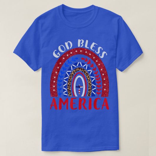 Leopard USA Flag Chr T-Shirt (Design vorne)