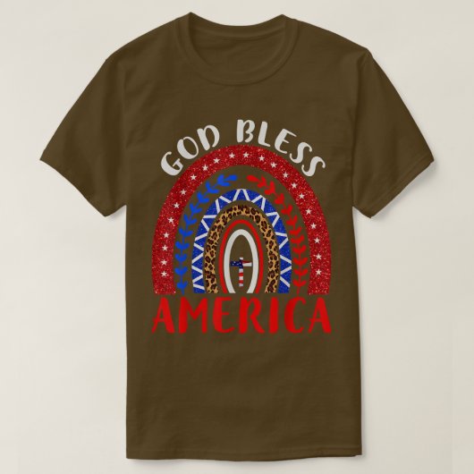 Leopard USA Flag Chr T-Shirt (Design vorne)