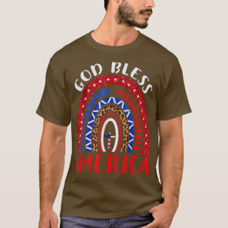 Leopard USA Flag Chr T-Shirt