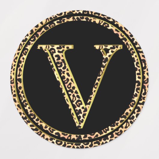 Leopard V Etiketten (Design 2)