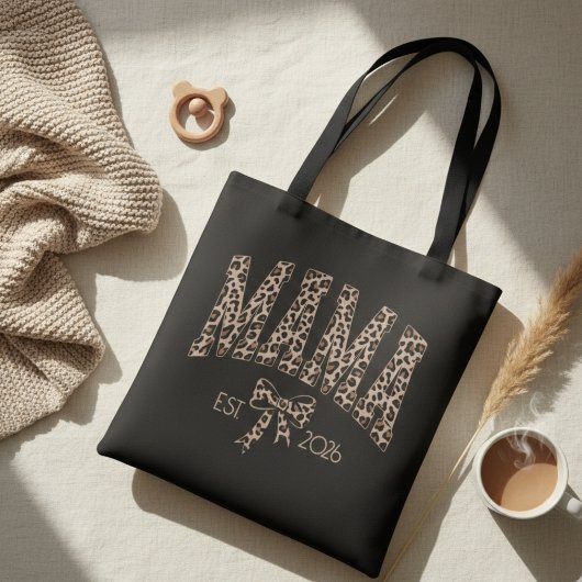 Leopard Varsity Mama Bold Feminines Design Tasche