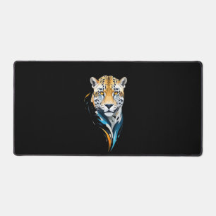 Leopard Vector Art mit lebhaften Farben Schreibtischunterlage
