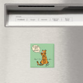 Leopard verliert Punkte - ich denke, es ist Stress Magnet (In Situ (Geschirrspüler))