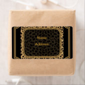 Leopard-Versandetikett (Insitu)