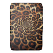 Leopard Vibes: Fügen Sie Ihrem Bad eine wilde Touc Badematte (Vorderseite Vertikal)