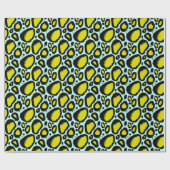 Leopard Vibrance: farbenfrohe wilde Texturen. Geschenkpapier (Flach)