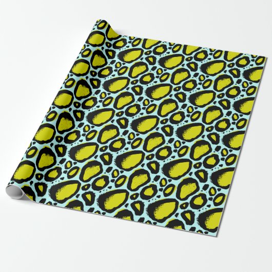 Leopard Vibrance: farbenfrohe wilde Texturen. Geschenkpapier (Ungerollt)