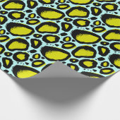 Leopard Vibrance: farbenfrohe wilde Texturen. Geschenkpapier (Ecke)