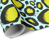 Leopard Vibrance: farbenfrohe wilde Texturen. Geschenkpapier (Rolleneckpunkt)