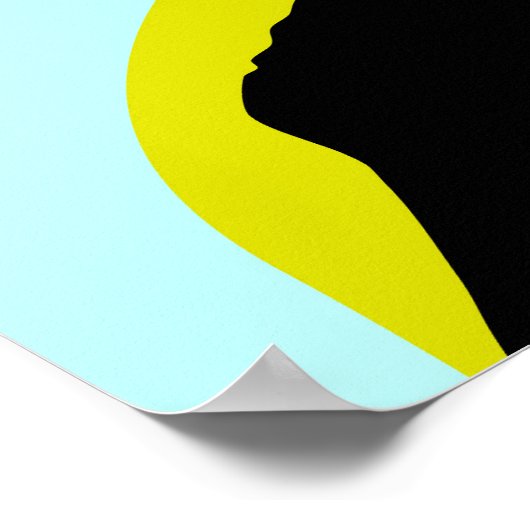 Leopard Vibrance: farbenfrohe wilde Texturen. Poster (Ecke)