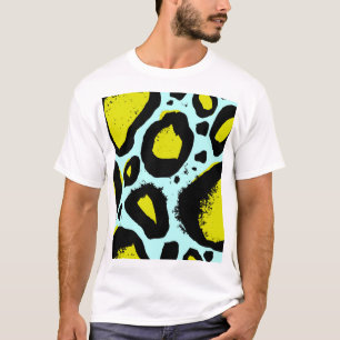 Leopard Vibrance: farbenfrohe wilde Texturen. T-Shirt