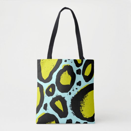 Leopard Vibrance: farbenfrohe wilde Texturen. Tasche (Vorderseite)