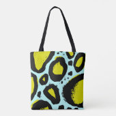 Leopard Vibrance: farbenfrohe wilde Texturen. Tasche (Rückseite)