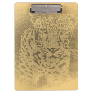 Leopard Vintage Klemmbrett