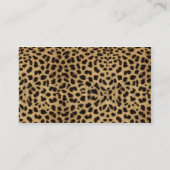 Leopard Visitenkarte (Rückseite)