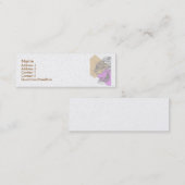 Leopard-Visitenkarte Mini Visitenkarte (Vorne/Hinten)