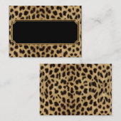 Leopard-Visitenkarte Visitenkarte (Vorne/Hinten)