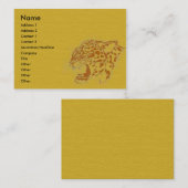 Leopard-Visitenkarte Visitenkarte (Vorne/Hinten)
