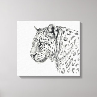 Leopard von Svetlana Ledneva-Schukina G013 Leinwanddruck