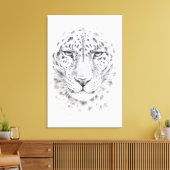 Leopard von Svetlana Ledneva-Schukina G028 Leinwanddruck (Insitu (Wohnzimmer))