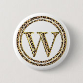 Leopard W Button (Vorderseite)