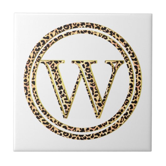 Leopard W Fliese (Vorderseite)